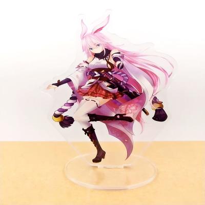 China Key Chain Women Yae Sakura Acrylic Standing High Quality Anime Chain Man Honkai Impact Keychain Eco-friendly 3D for sale