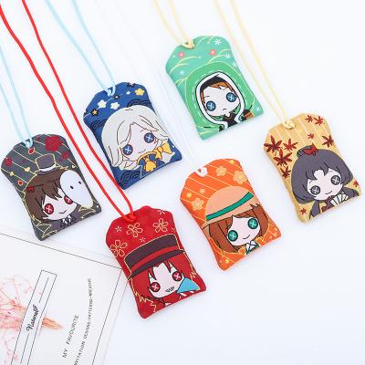 China Identity V Cartoon Keychain Cute Omamori Naib Subedar Joseph Desaulniers Emma Woods Michiko Lucky Bag Cotton Amulet 1pcs Eco-Friendly for sale