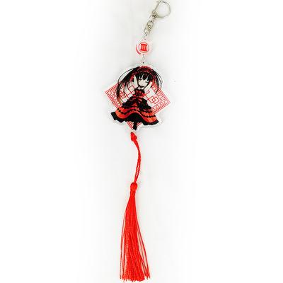 China Eco-Friendly Grandmaster of Dangling Limit Hanako Kun Keychain Anime Culture Demon Slayer Toilet Man Demonic Antique Style Keyring for sale