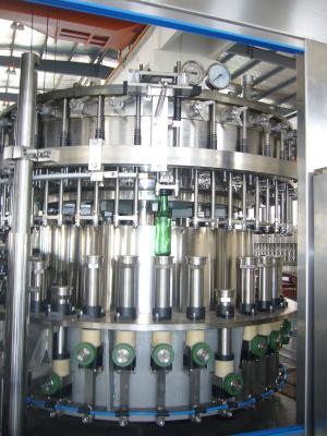 China High Precision Beer / Wine Bottle Filling Equipment 24 Head 10000BPH for sale