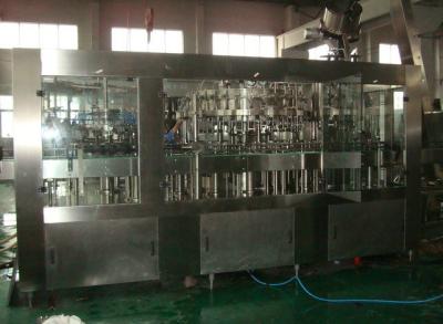 China Full Automatic Wine Filling Machine for Glass Bottle / ROPP Cap , SUS304 Stainless Steel for sale