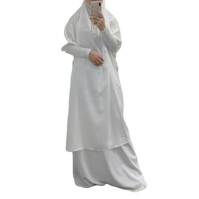 China wholesale white burqa abaya robe Anti-wrinkle women islamic clothing women for sale