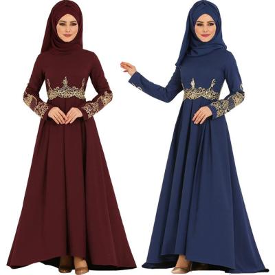 China Abaya Kaftan Dress Turkish Modest Islamic Clothing Breathable Longine Muslim Moroccan Moroccan Agassiz for sale