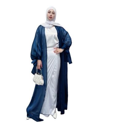 China Ethnic Islamic Muslim Long Abaya Kaftan Robe Khimar Women Abaya Breathable Muslim Cardigan Abaya Clothing Women Abaya Kaftan Maxi Abaya for sale