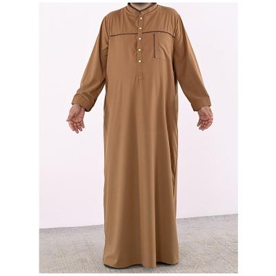 China Breathable Muslim Man Clothing Wholesale Muslim Long Robe Factory Islamic Clothing For Men for sale