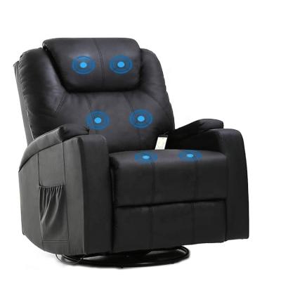 China Electric Leather Lazy Recliner Sofa Chair Home Swivel Massage Power Boy Sofa Pu Leather Comfortable Massage for sale