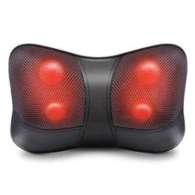 China Multifunctional Home Kneading Shiatsu Body Car With Heat Therapy Psoas U Shape Massage Pillow for sale