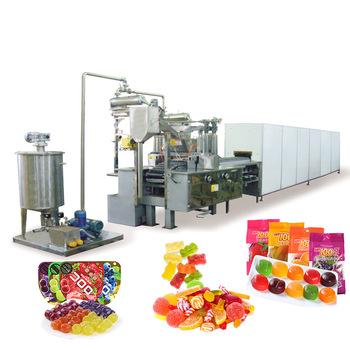 China food & Beverage factory factory price gummy bear making machine in stock for sale