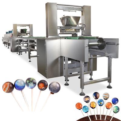 China Automatic Lollipop Machine Automatic Lollipop Servo Control Production Pouring Production Line Lollipop Making Machine for sale