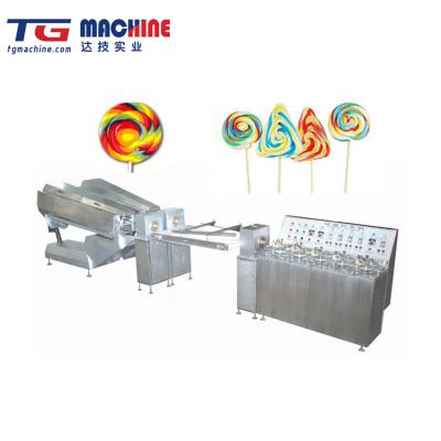 China Full Automatic Food Processing Machine Rainbow Lollipop Stick Lollipop Machinery and Production Line for sale