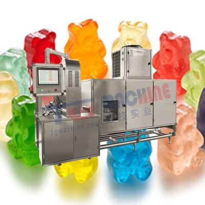 China Factory automatic commercial gummy machine bear candy dispenser hard candy maker for sale for sale