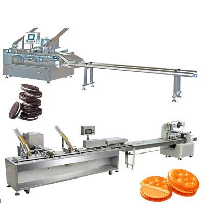 China Factory High Quality High Speed ​​Low Energy Biscuit Machine Stainless Steel Cream Clamping Machine High Speed, Food and Beverage for sale