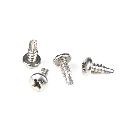 China Pan 4.8mm Pan Head Phillips Drive Stainless Steel Self Drilling Screw Workmanship High Quality Customized for sale