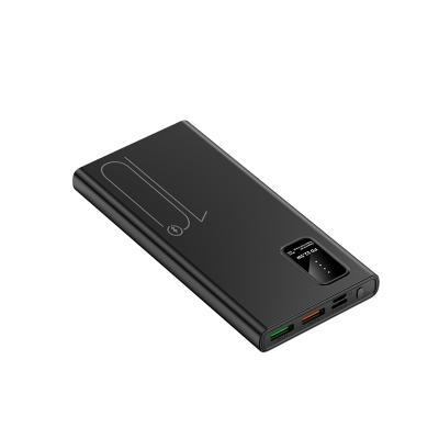 Cina Fast Charging Support Wholesales Portable Charger 10000 Mah Powerbank Portable External Slim Power Bank in vendita