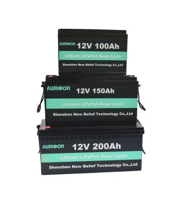 China BOATS OEM rechargeable battery pack 72V 48V 36V 24V 12V 120ah lifepo4 battery cells batteries for sale