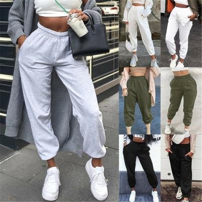 China Anti-Static Casual Womens Pants Pants Sweatpants Women Cotton Joggers Custom Sweatpants for sale