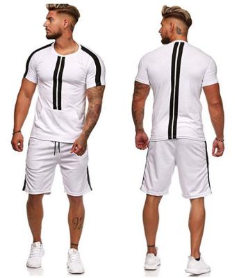 China Wholesale Custom Summer Breathable Short Sport 2 Piece Sweatsuit Set Casual Jogging Suits Mens Tracksuits For Men for sale