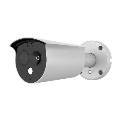 China Integrated Face Recognition Bi-spectrum Image Fusion IP Camera Al Al Algorithm Prediction Temperature Screening Face Camera for sale