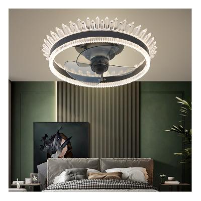 China Modern Minimalist LED Lighting for Bedroom Chandeliers, Luxury Ceilings and Remote LED Fan with CE Certificate for sale