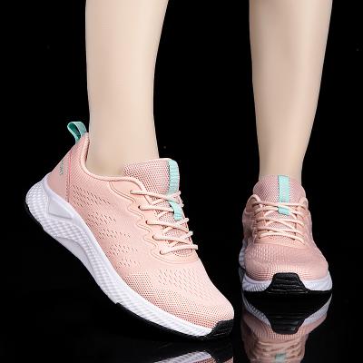 China Women's shoes fashion trend women's sneakers women's mesh s large size unique lightweight soft woven flat-bottomed woven pink black shoes size 41 for sale