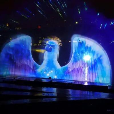 China Chinese Custom Fun Fountain Company Water Curtain Movies Water Screen Fountain for sale