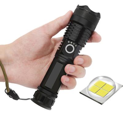 China Factory price super bright flashlight camping powerful led rechargeable led flashlight for sale for sale