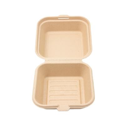 China Eco Biodegradable Disposable Food Packaging Boxes To Go Disposable Bento Food Container for sale