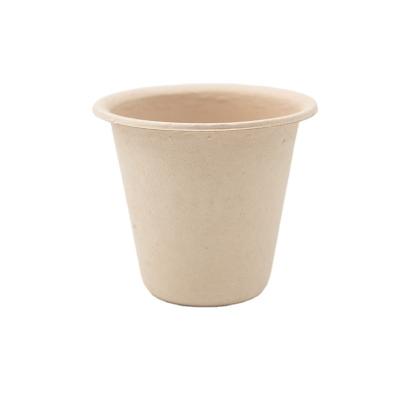 China Wholesale Custom Logo 100% Bamboo Eco-Friendly Disposable Fiber Double Wall Hot Coffee Paper Cup for sale