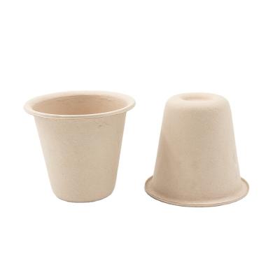 China Eco-friendly Biodegradable Disposable Bamboo Fiber Pulp PLA Coffee Cardboard Liner Paper Cup for sale