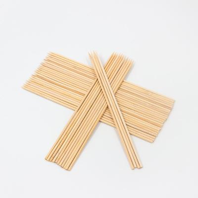 China Wholesale purely natural bamboo BBQ easily cleaned skewers disposable barbecue factory bamboo stick for sale