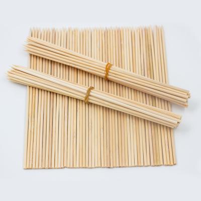 China Easily Cleaned Eco - Friendly Bamboo Skewer BBQ Sticks Grill Bamboo Skewer for sale