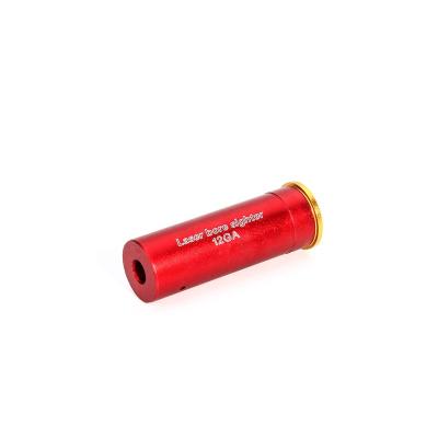 China High Quality Tactical LUGER Cartridge 12GA Aluminum Hunting Red Laser Hole Sight Copper Leveler for sale