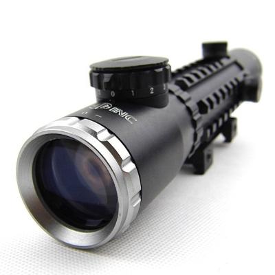 China Tactical LUGER 3-9x28 Riflescope Riflescope Aluminum Alloy Red Bright Outdoor Sight For Airsoft Hunting Rifle for sale