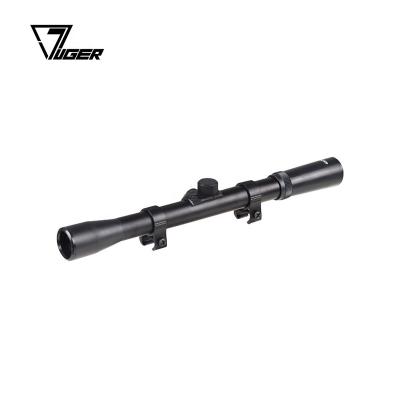 China Luger Cheap Price 4x20 Airsoft Monocular Optic Rifle Hunting Smart Scope 20mm Caliber Riflescope 4X20 for sale