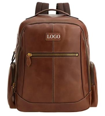 China Water Resistant Lario Real Leather Backpack for sale