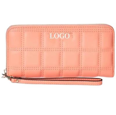 China Waterproof Women's Zipper Simple Casual Long Purse Wallet for sale