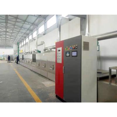 中国 Sterilization Ultron Chicken Legs Degreasing Cereals Processing 50kw Microwave Blowing Chemical Drying Equipment 販売のため