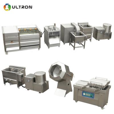 China Finger Chips Making Machine Vegetable Processing Plant 150kg/h Capacity Manual Potato Chips Long for sale