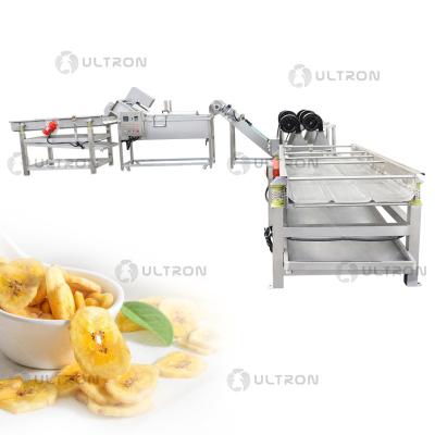 中国 Hot Selling High Efficiency Ultron Plantain Production Machines Banana Chips Making Product Line Banana Processing Frying Machine 販売のため