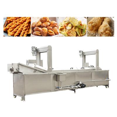 China Stainless Steel Vacuum Fryer Machine Water Continuous Rising Gas Chips Fryer Large Capacity Fast Temperature Chips for sale