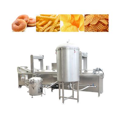 China food & Continuous Jackfruit Chips Vacuum Fryer Kurkure Beverage Plant Chips Frying Machine Mesh Conveyor Frying Machine For Sale for sale