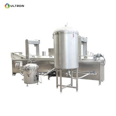 중국 2021 New Design Stainless Steel Potato Chips Continuous Frying Machine 판매용