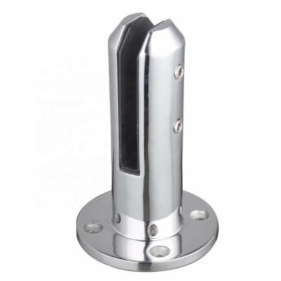 China Morden Railing Railing Stainless Steel Swimming Pool Glass Flange Spigot Fence for sale