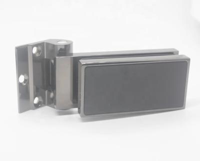 China Modern Aluminum Magnetic Hinge for 8-12mm Glass for sale