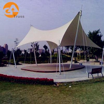 China UV-resistant/TUV/Water-proof/fireproof Guangzhou Factory Promotional Fabric Membrane Tensile Structure for sale