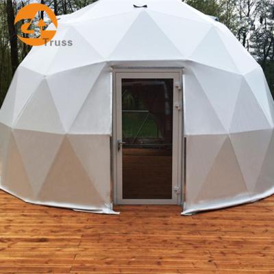 China Waterproof About 20sqm 5m Diameter Garden Dome Igloo With Floor Kit for sale