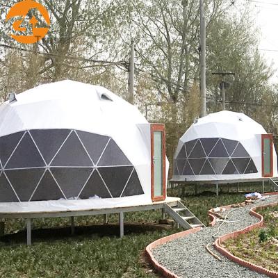 China GA 19.265sqm dome house geodesic dome tent / outdoor waterproof dome bounce house / metal geodesic dome kit for sale