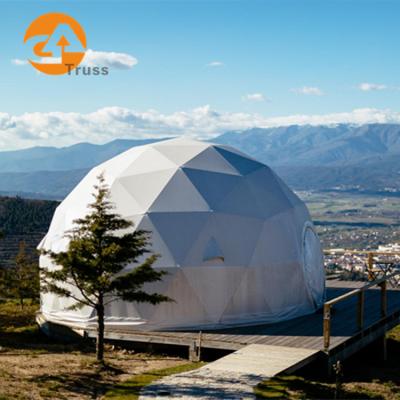 China GA PVC waterproof external roof dome geodesic/geodesic dome house/geodesic dome house for sale