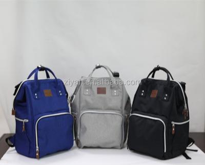 China Daily Used Baby Diaper Bag Mom Backpack High Quality Waterproof Diaper Bag for sale