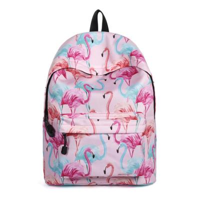 China Hot Selling Flamingo Flamingo Lady Backpack and School Bags for Casual Street or Short Travel for sale